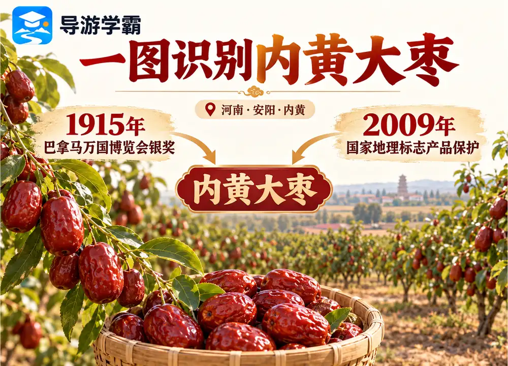 河南安阳内黄大枣万国博览会考点图（导游学霸·科四河南）