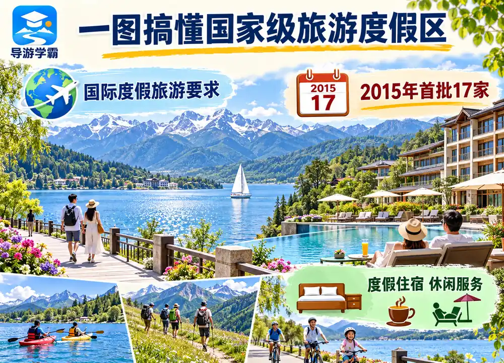 国家级旅游度假区考点图（导游学霸·科四地方导游基础知识）