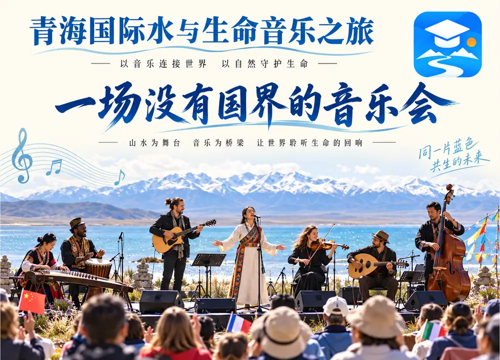 青海国际水与生命音乐之旅考点图(导游学霸·科四青海)