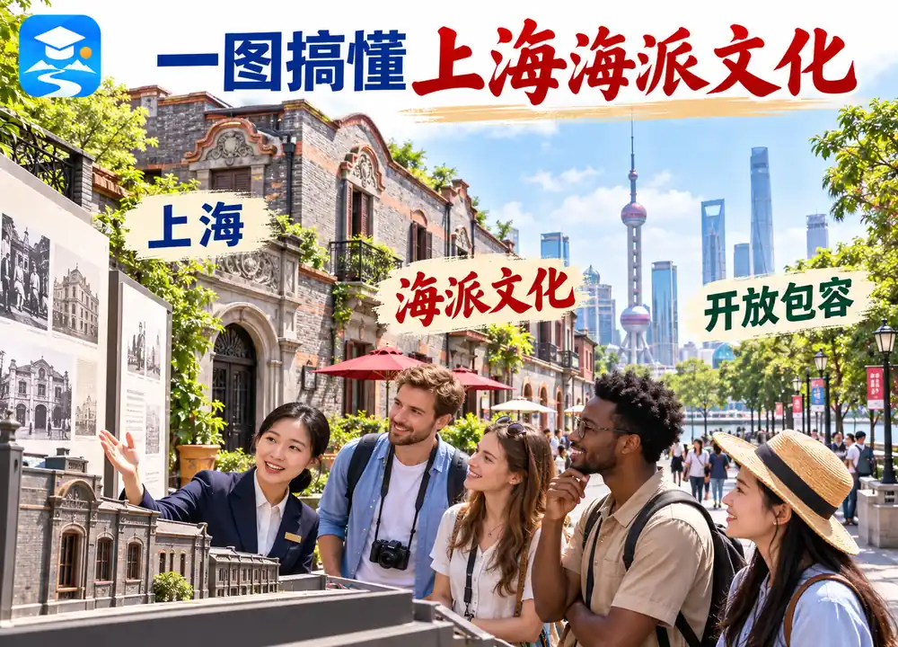 上海海派文化核心内涵考点图（导游学霸·科四上海）