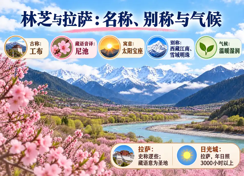 西藏林芝与拉萨核心考点图(导游学霸·科四西藏)